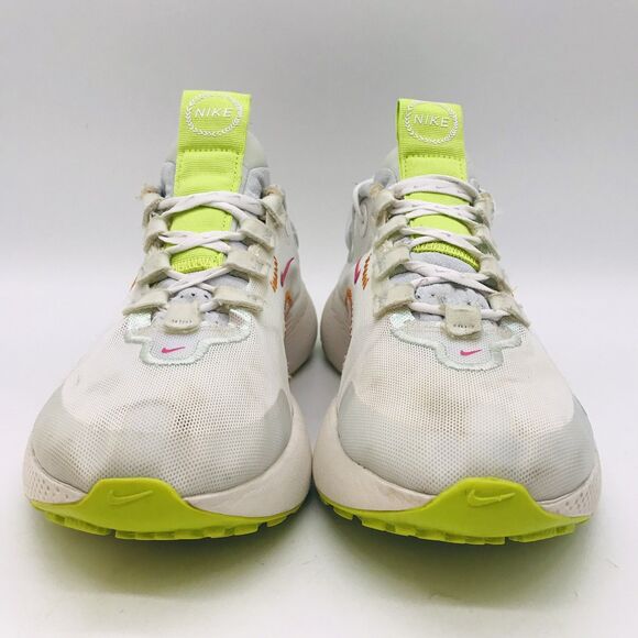 Nike React Escape Run White Barely Green Sneakers Women's 7 Lace Up DN2652-100 - Picture 2 of 15